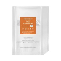 CREATIVECHEF 100 Pint 8 x 12 Inch Vacuum Sealer Bags Great for Food Saver 수비드 Vac Seal Freezer Ba, 8 x 12 100 count