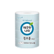 점보롤 점보롤화장지 업소용화장지 1겹/4롤/500m - 230126978EA, 1, 본상품선택