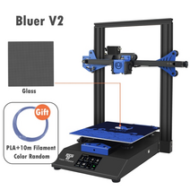 목업제작 3D프린터 해외 창고 Twotrees 3D 프린터 FDM Bluer V2 I3 3D принтер 인쇄 마스크 3d Diy 키트 3.5 인치 컬러 터치 스크린, 협력사, Bluer V2 유리 포함, 우리를