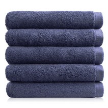 무형광 호텔수건 30수 170g 타올, 다크블루, 5개