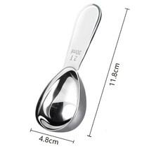 뜨거운 판매 계량스푼 스테인리스 계량스푼 커피 계량스푼 커피 스푼, 30ml (가방)