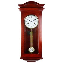 거실 대형 괘종 시계 심플 원목 엔틱 벽시계 오종, 골드 브라운