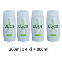 우르오스 남성용 올인원 스킨밀크, 800ml, 4개