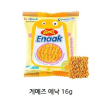 게메즈 에낙 라면 과자, 4개, 16g