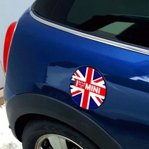 미니쿠퍼 미니쿠퍼(3세대 F55 F56) 주유구스티커, 1-유니언잭, 1개