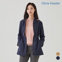 체크 배색 탈부착 야상점퍼_OH0FJP205