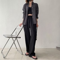 [짱편해!] 아모어 밴딩 쿨링 맥시 와이드 팬츠 밴딩 슬랙스