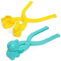 [모비딕컴퍼니] 타요장난감 오리눈집게 비치장난감 모래놀이도구 눈집게 유아모래놀이 phiao, 잇★ 눈사람만들기(4개) 스노우볼메이커 겨울용품 눈오리, [좋아요]