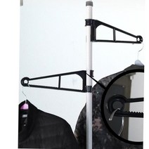 교복점 드레스룸 스탠드행거 현관 너비조절행거 옷걸이용행거 자취용품 바퀴행거 미니멀한디자인 옷방정리, 1단 폴행거