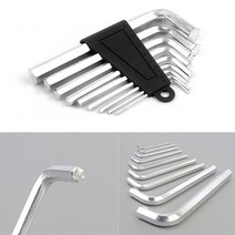 매직 육각 렌치 만능 나사 푸는 공구 9종 세트 볼트 조이는 규격 6각 풀기 렌지 육모 렌찌 수리 조립 파워