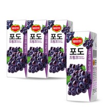 롯데칠성 델몬트 드링크 팩 포도 190ml x4개