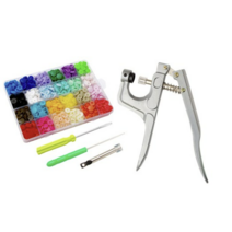 티단추 기구 기본형 + 티단추 24종 세트, 혼합색상, 5세트