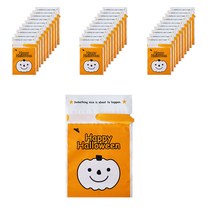3.할로윈 호박 사탕 리본비닐봉투 50P