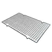 토스트랙 40 5x25 5cm 베이킹 케이크 냉각 랙 빵 그릴 붙지 않는 바베큐 그물 쿠키 건조 스탠드 주방 도구, 한개옵션1, 01 Black1