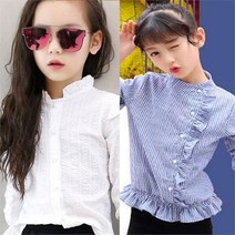 아이하루 세로포인트긴팔블라우스
