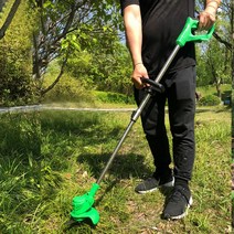 기본형 미니 핸디 충전식 긴풀 제초기 예초기 잔디 잡초 깍기, 1개