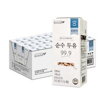 순수두유 99.9 190ml 24팩 x 1박스/국산콩100%/비건인증 무첨가두유, 순수두유 99.9 190ml 24팩 x 1박