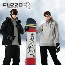 푸조 오리지널 스노우보드 티 FZ530 2 스키후드티 보드후드티 그레이