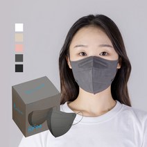 트리엔 에버렉스 새부리형 마스크 KF94 소형 중형 대형 개별 포장 숨쉬기 편한 마스크, 02.트리엔 KF94 화이트 중형 100매