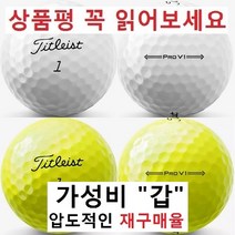 이지골프존 타이틀리스트 등급별 30알세트, 타이틀리스트 흰볼 3피스 ProV1 A+급 펜마크볼, 1세트
