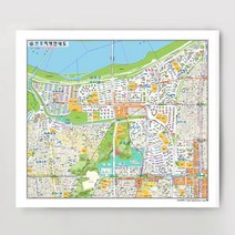 서초구 반포지역 종합 지번지도 105cm x 75cm SE, 1.종이코팅