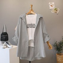 모노시크 제임스 스트라이프 박시핏 셔츠 MNBS192