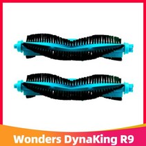 청소기필터 청소기부품 호환제품 Wonders dynaking r9 원더스 Dainaking r9 로봇 진공 청소기 예비 부품 교체 hepa 필터 메인 사이드 브러시 걸레 걸레, 2 메인 브러시