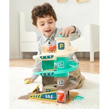 자동차엘리베이터 주차타워 주유소놀이 24개월장난감