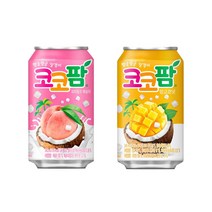 코코팜 340ml 피치핑크x24캔+망고코넛x24캔