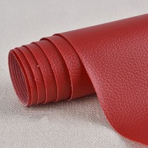 패브릭 DIY 자체 접착 PU 가죽 수리 패치 소파 자동차 좌석 테이블 의자 가방 신발 침대 홈에 대한 스티커, 09 Red_02 100x137