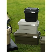 플랜40 캠핑 트렁크 카고박스 수납정리함, 70L 1개 + 30L 2개, 올리브