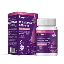 스테이웰 멀티비타민&미네랄 스킨앤코트케어 60g 강아지 고양이 영양제, 단품