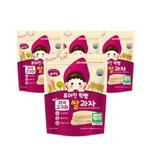 퓨어잇 펜트리 과자 간식 떡뻥 유기농 자색고구마 쌀과자 30g x 4봉 SB