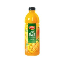 칠성 탕비실 손님대접 가족간식 델몬트 팜앤홈망고 주스 과즙음료 과일주스 생과일 1.2L 6개, 28세트