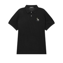 헤지스 populet블랙 퍼피자수 면 반팔카라티셔츠 WHTS2B405BK 121772