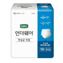 디펜드 남녀공용 변실금 언더웨어 성인기저귀, 1세트, 4개