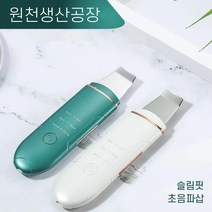 KORELAN 얼굴피지제거 필링기 초당 2만5천번 초음파 진동, 녹색