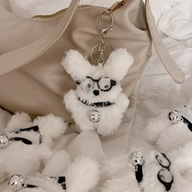 안경 낀 솜솜이 가방고리겸 키링