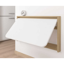 벽걸이형 접이식테이블 원룸 위장 트랜스포머 식탁, 화이트 대형ㅣ패키지 설치