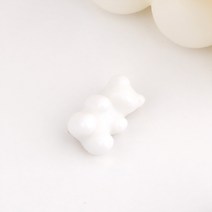 일호장신구 귀욤 곰 하리보 옷핀 젤리곰 곰돌이 캐릭터 옷 가방 귀여운 악세서리, 귀욤곰하리보옷핀(기본화이트)