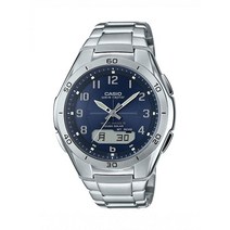 [카시오] Casio 손목시계 WAVECEPTOR 세계 6국 전파 대응 솔라 워치 아나 디지 콤비 모델 WVA-M640D-2A2JF 맨즈