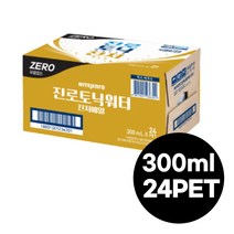 진로 토닉워터 진저에일 제로 300ml 24입 한박스