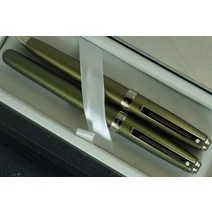 Sheaffer Signature Prelude 라이트닝 백열등 그린 니켈 약속 롤러볼 펜 볼펜 및 저널 회사 세트 Pristine Sheaffer 선물 상자