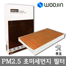 우진필터 PM2.5 초미세먼지 푸조 에어컨필터, 508 SW /YCT04