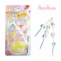 펫츠루트 카샤카샤 붕붕 와이어 천연실크낚시대, 1개