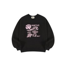슬로우애시드 픽셀 그래픽 맨투맨 스웨트셔츠 블랙 PIXEL GRAPHIC 스웻셔츠 맨투맨S