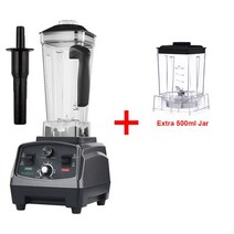 착즙기 녹즙기 업소용착즙기 BioloMix 3HP 2200W 튼튼한 상용 등급 타이머 믹서 블렌더 쥬서 과일 식품 프, CHINA, AU 플러그, Extra 500ml dry Jar