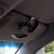 차량용 썬글라스 안경클립 주차권 카드집게/티볼리 오피러스 베라 맥스 크루즈 라세티 더뉴쏘렌토R 니로 트랙스 아이오닉 스포티지R 모하비더마스터 코나 체어맨h w, 블랙