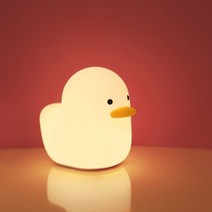 캐릭터 불멍 무드등 오리 국민 수유등 수면등 감성 아이방 특이한 뚱이 취침등 동물 충전식, 말랑 쫀득 오리 무드등