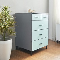 600 다양한 공간활용 포인트 4단 서랍장 소품수납 안방 다용도 아이방 모던, 그레이